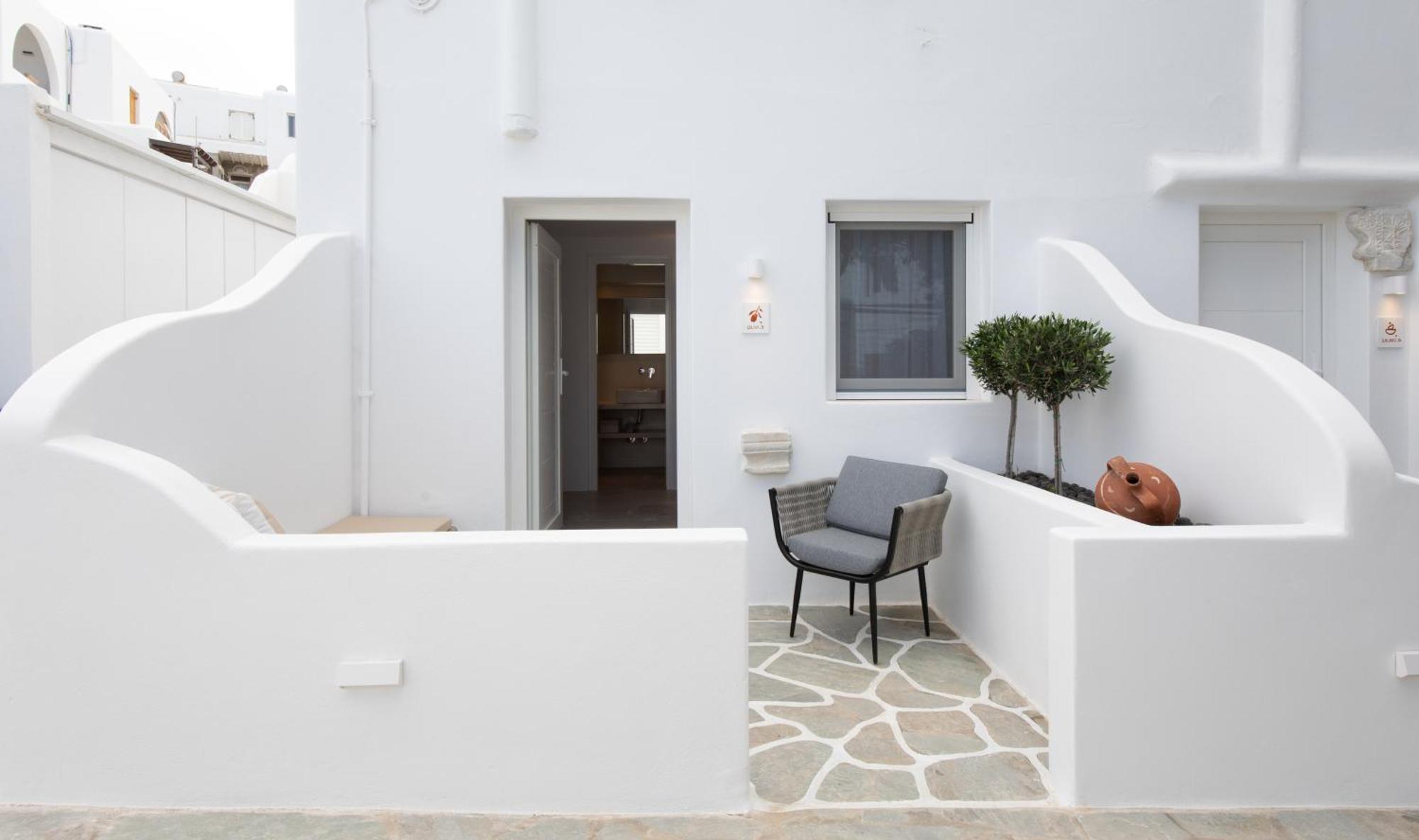 Mytheo Aparthotel Mykonos Town Exterior foto